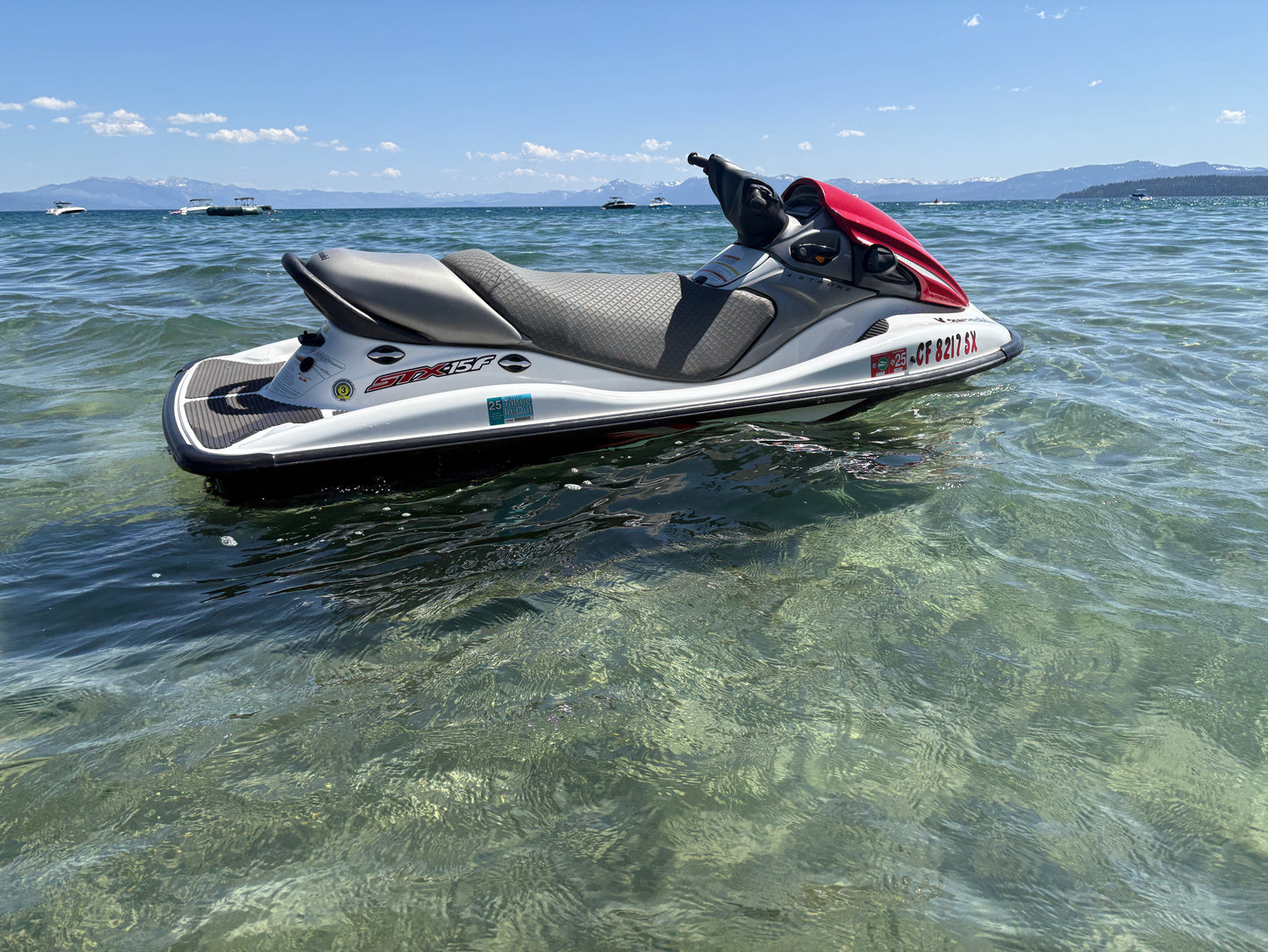 Kawasaki STX-15F 170hp Tahoe Jetski rental