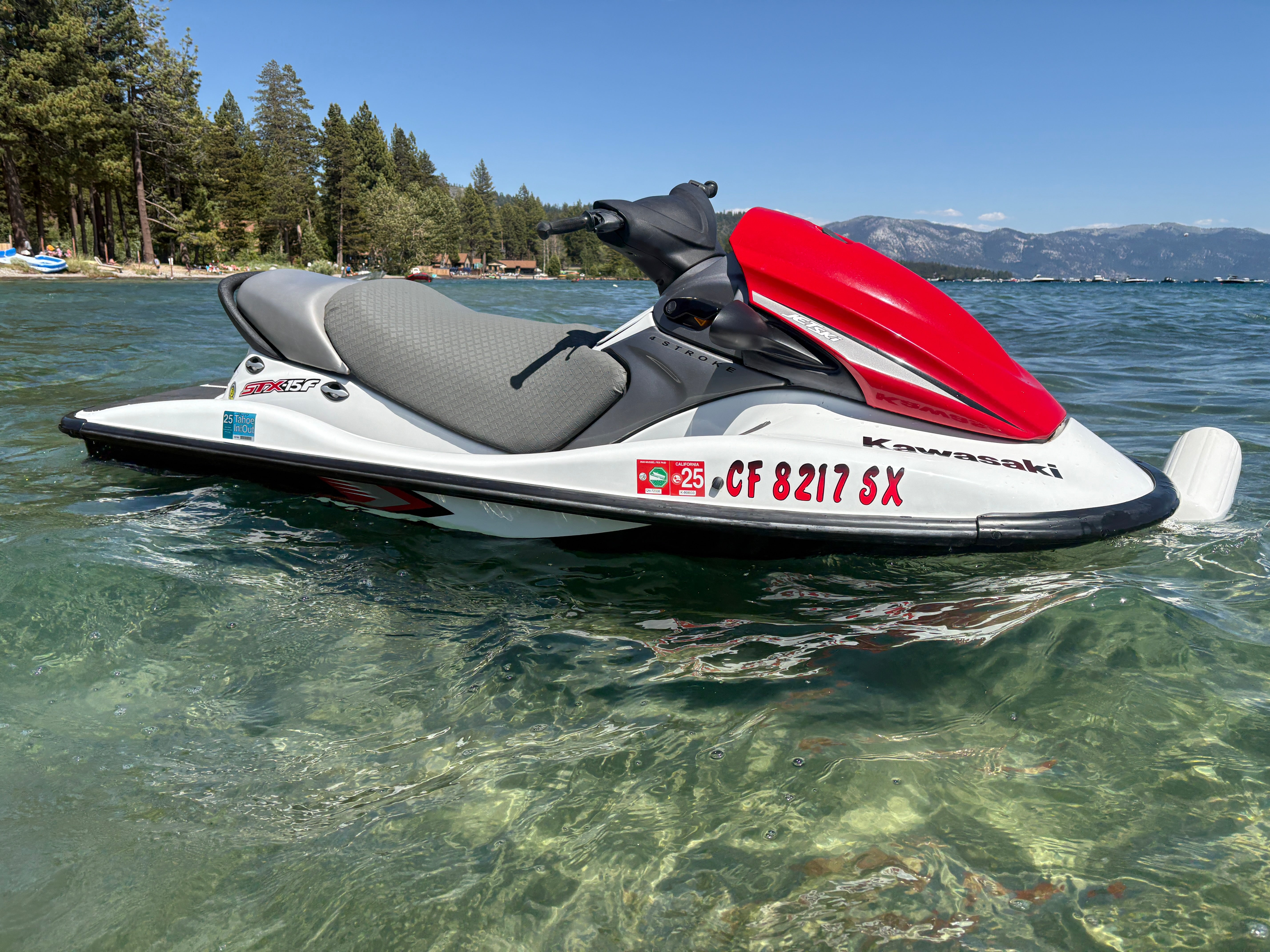 Kawasaki STX-15F 170hp Tahoe Jetski rental – Anchor & Jet Tahoe